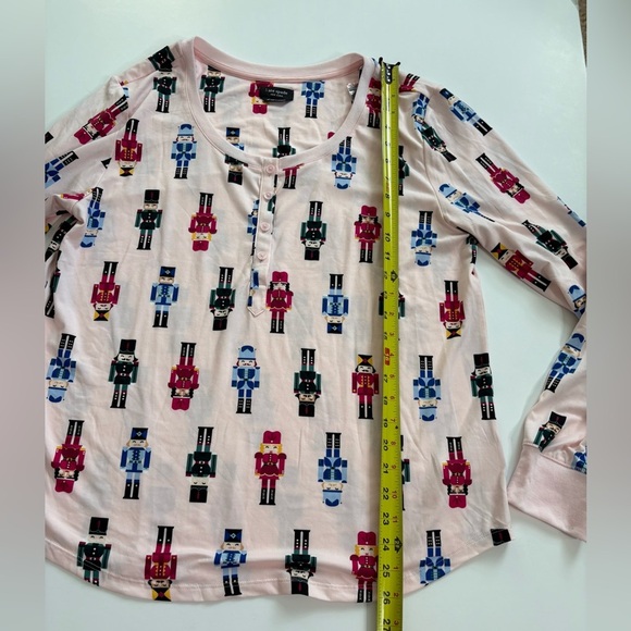 Kate Spade Nutcracker Theme Soft Pajama Top New With Tag Size XL - Picture 6 of 7